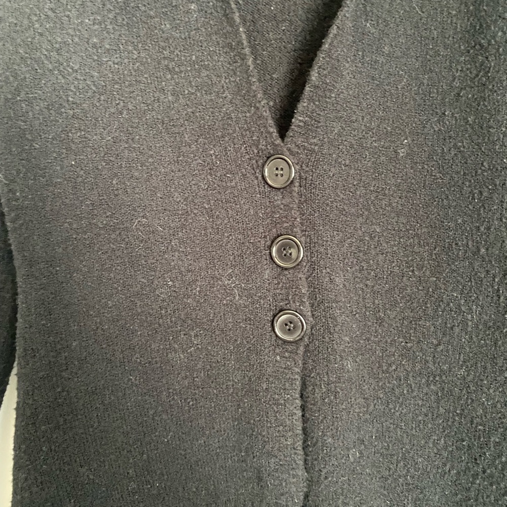 Vintage black boucle sweater - Picture 3 of 8